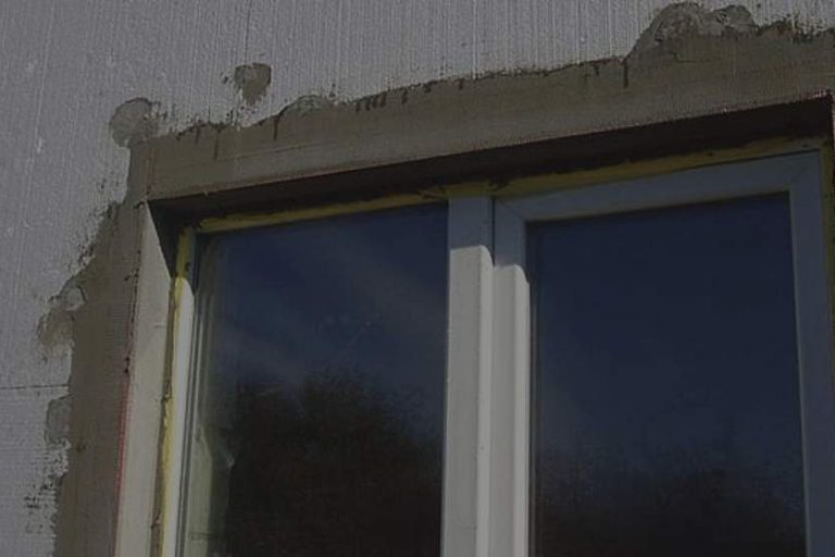 Оконный проем для роллеты