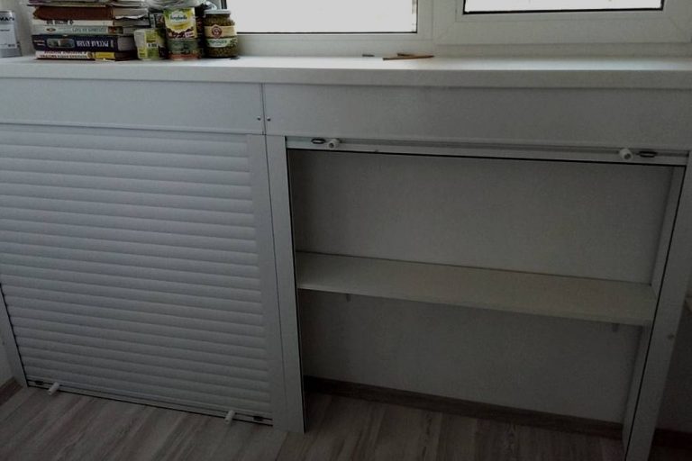 Рольставни на балконный шкаф